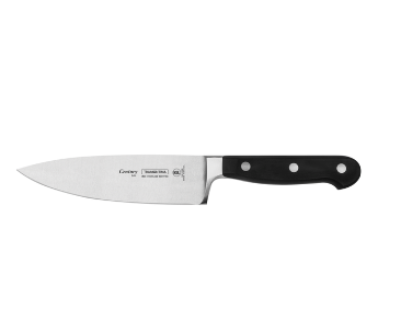 Cuchillo Chef Tramontina Century con Lámina en Acero Inoxidable y Mango en Policarbonato y Fibra de Vidrio 6"