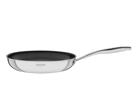 Sartén Tramontina Grano de acero inoxidable con cuerpo triple revestimiento interno de antiadherente con mango 30 cm 3,4 L
