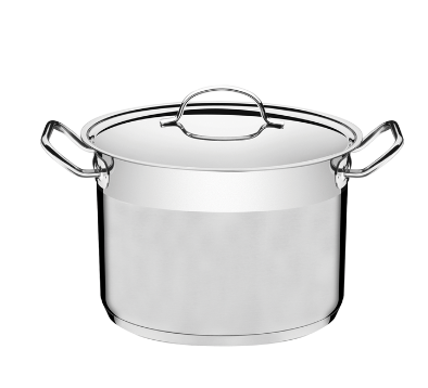 Olla Alta de Acero Inox. 24 cm 7,8 L Tramontina Profesional.