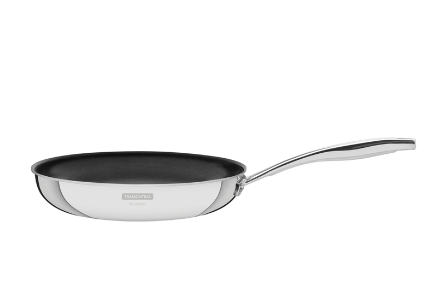 Sartén Tramontina Grano de acero inoxidable con cuerpo triple revestimiento interno de antiadherente con mango 26 cm 2,2 L