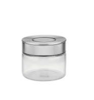Contenedor de vidrio Purezza con tapa de acero inoxidable de 0,4l Tramontina