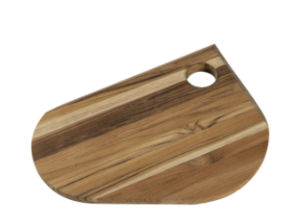 Tabla para pan Tramontina Folíum en madera de Teca FSC terminación al aceite