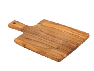 FSC Tabla de Cocina Tramontina en madera Teca con mango 40x28 cm