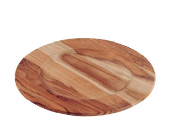 Sousplat Tramontina Redondo de Madera de Teca FSC Acabada con Aceite Mineral 33 cm