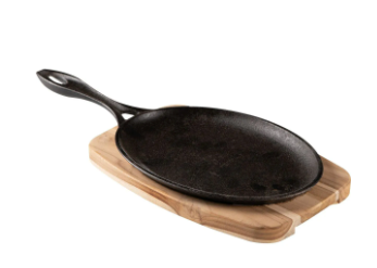 Tabla de Madera con Grill de Hierro Fundido 30x18 Tramontina