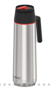 Termo con sifón Exata de acero inoxidable con ampolla de acero 1 L Tramontina