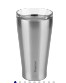 Vaso Térmico Tramontina Exata en Acero Inoxidable con Tapa 550 ml