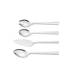 Juego de utensilios acero inoxidable 4 pzas.