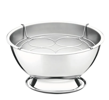 Champañera Tramontina de acero inoxidable con soporte para 4 botellas 36 cm 12,4 L