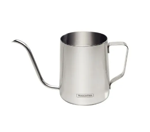 Jarra Tramontina cuello de canso en acero inoxidable 0,6 L