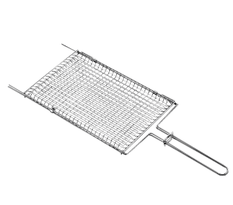 Parrilla Tramontina Churrasco de Acero Inoxidable 76 x 28,6 cm