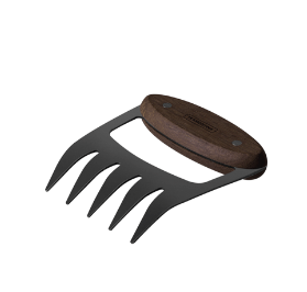 Garra Multiuso Tramontina Churrasco Black con Lámina de Acero Inoxidable Oscurecido y Mango de Madera