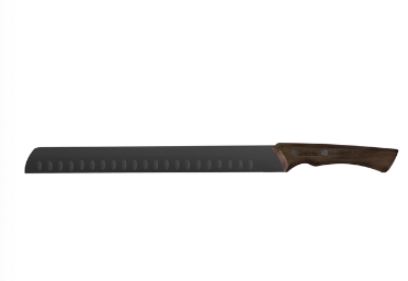 Cuchillo Slicer Tramontina Churrasco Black con Lámina de Acero Inoxidable Oscurecido y Mango de Madera 12"