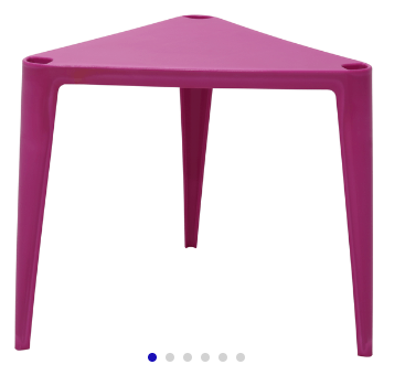 Mesa Infantil Tramontina Sofia en Polipropileno Rosa