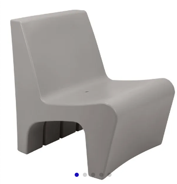 Sillón Tramontina Berta en Polietileno Concreto