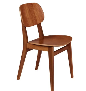 Silla de madera Tramontina London de tauarí almendra sin brazos