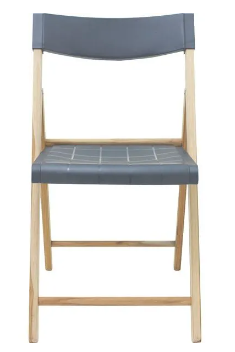 Silla Potenza de Madera Teca y Plástico Grafito