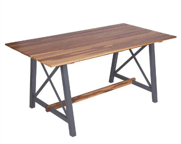 Mesa de Café Rectangular Tramontina Mistral de Madera de Teca e Tauari